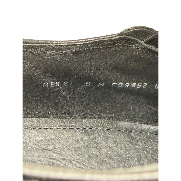 Cole Haan Mens Black Leather Slip On Loafers‎ Square Toe Dress Shoes C09852 9M main image 5